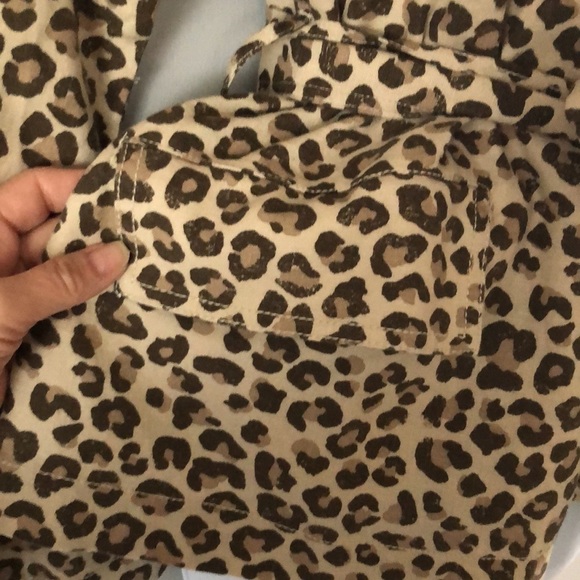 NEW Caslon Linen Tie Jacket Beige Oyster Leopard Lightweight Size S Blazer Coat - Picture 5 of 16